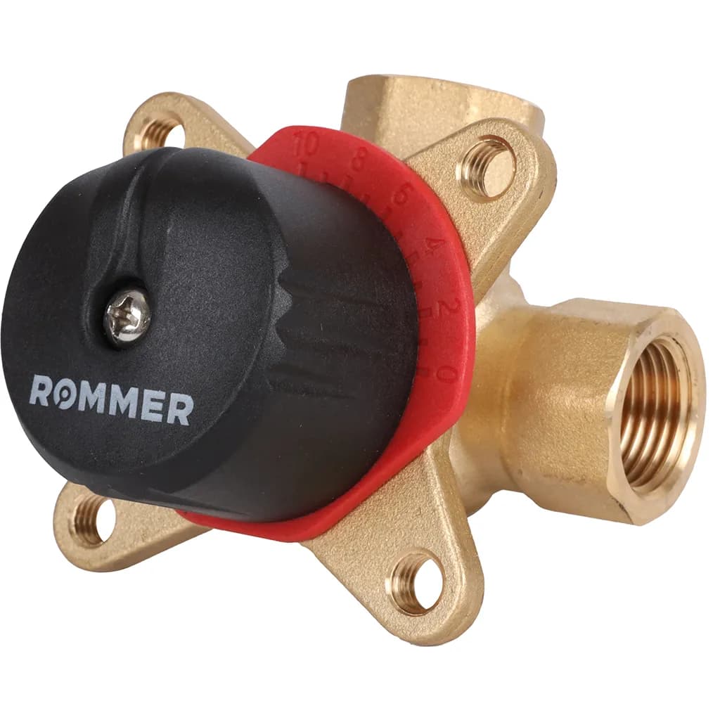 ROMMER 3-х ходовой смесительный клапан 1/2" KVs 2,5