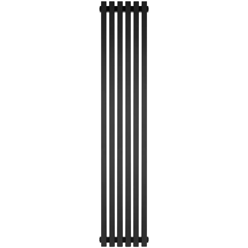Радиатор стальной трубчатый STOUT TUBE QUADRO QV40, 1750 мм, 6 секц., черный