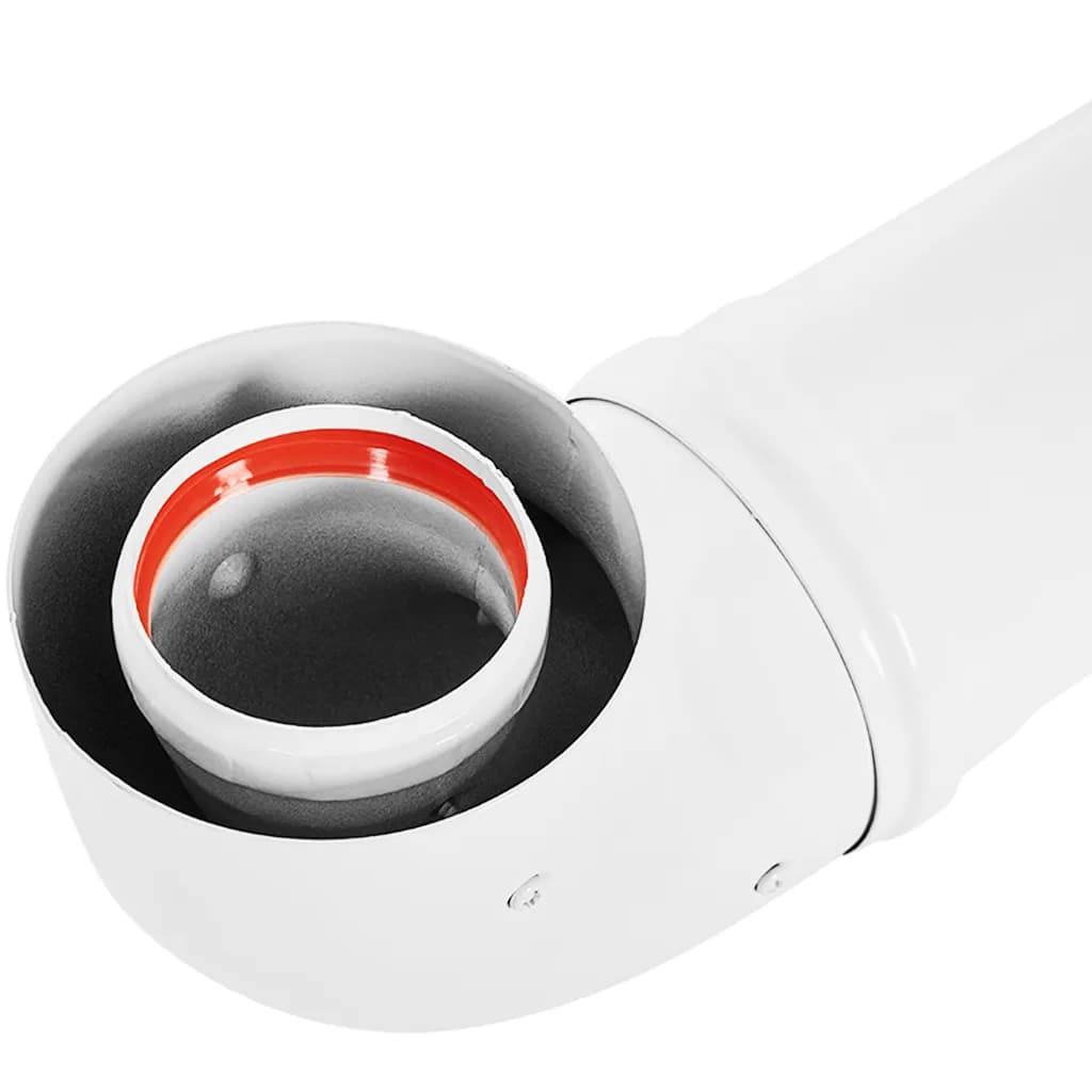 *RCA-6010-210900 ROMMER Комплект дымохода традиц. СТАНДАРТ D60/100, L900 (Baxi(кроме ECO Nova/Classic), Mizudo, Haier)хомут в комплекте+втулка D60 L-50