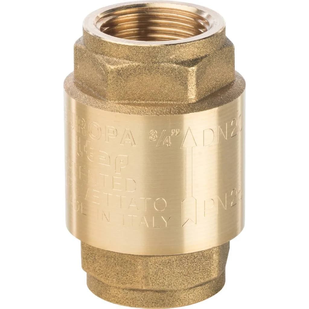 *SVC-0001-000020 STOUT 3/4 Клапан обратный пружинный муфтовый с металлическим седлом