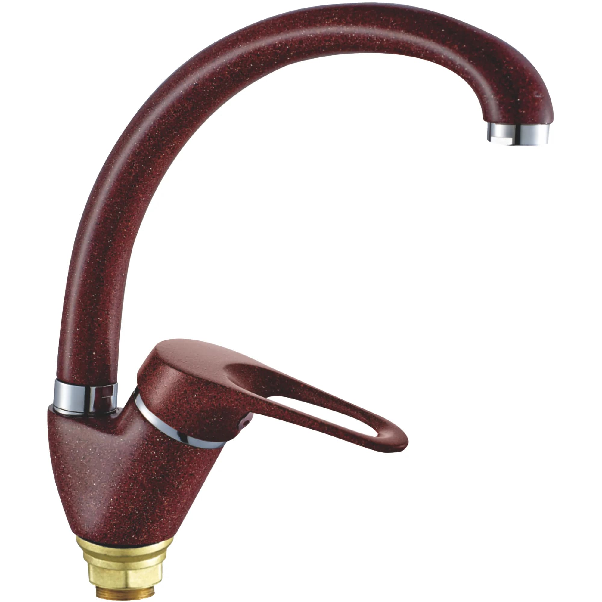 Смеситель для кухни Haiba HB 4113-11, бордовый