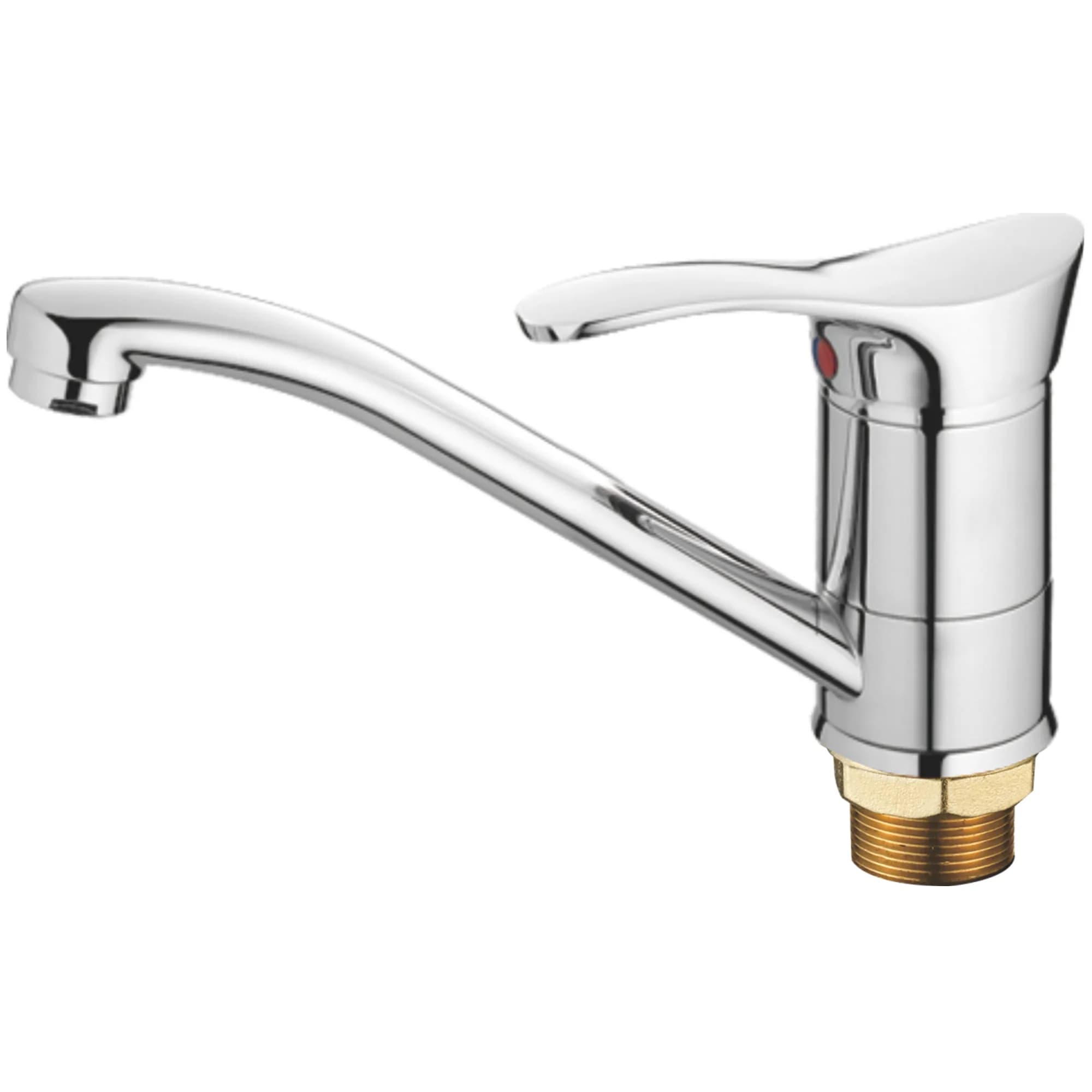 Смеситель для кухни Haiba HB 4501-2, хром