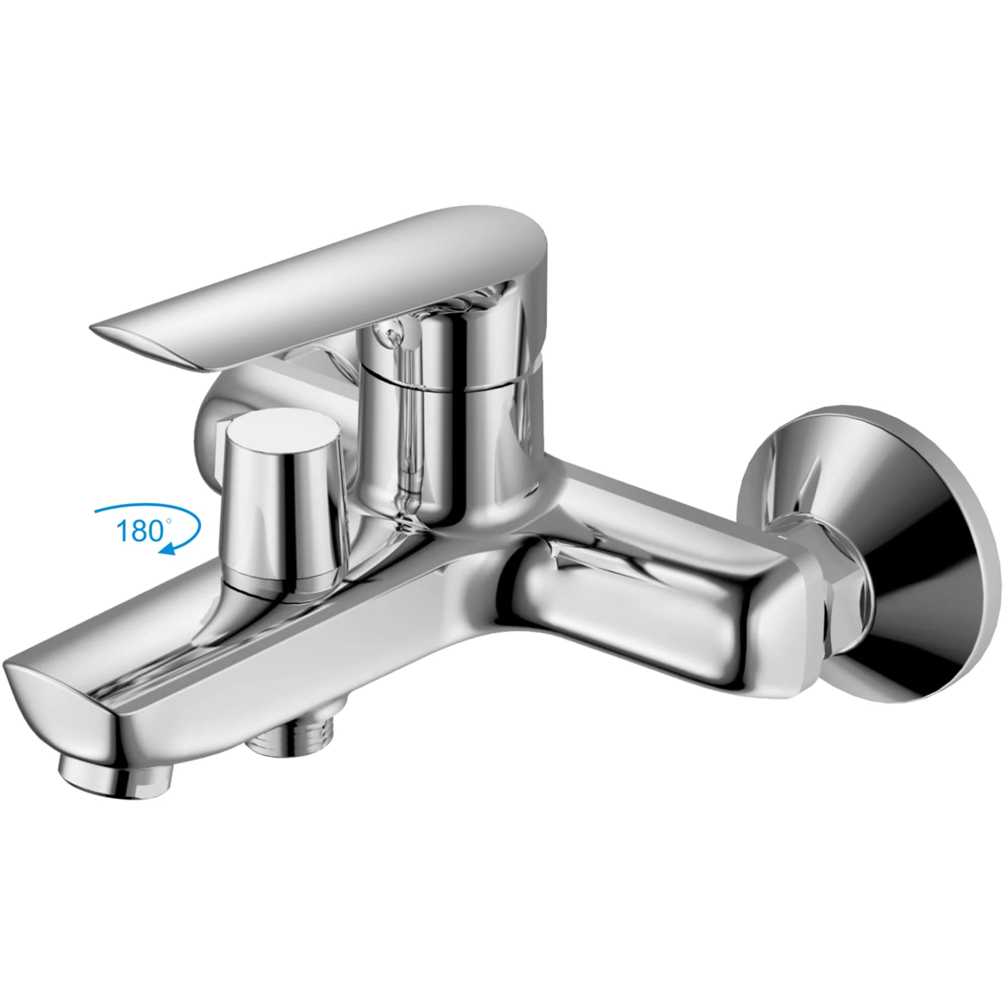 Смеситель для ванны Haiba HB 60198, хром