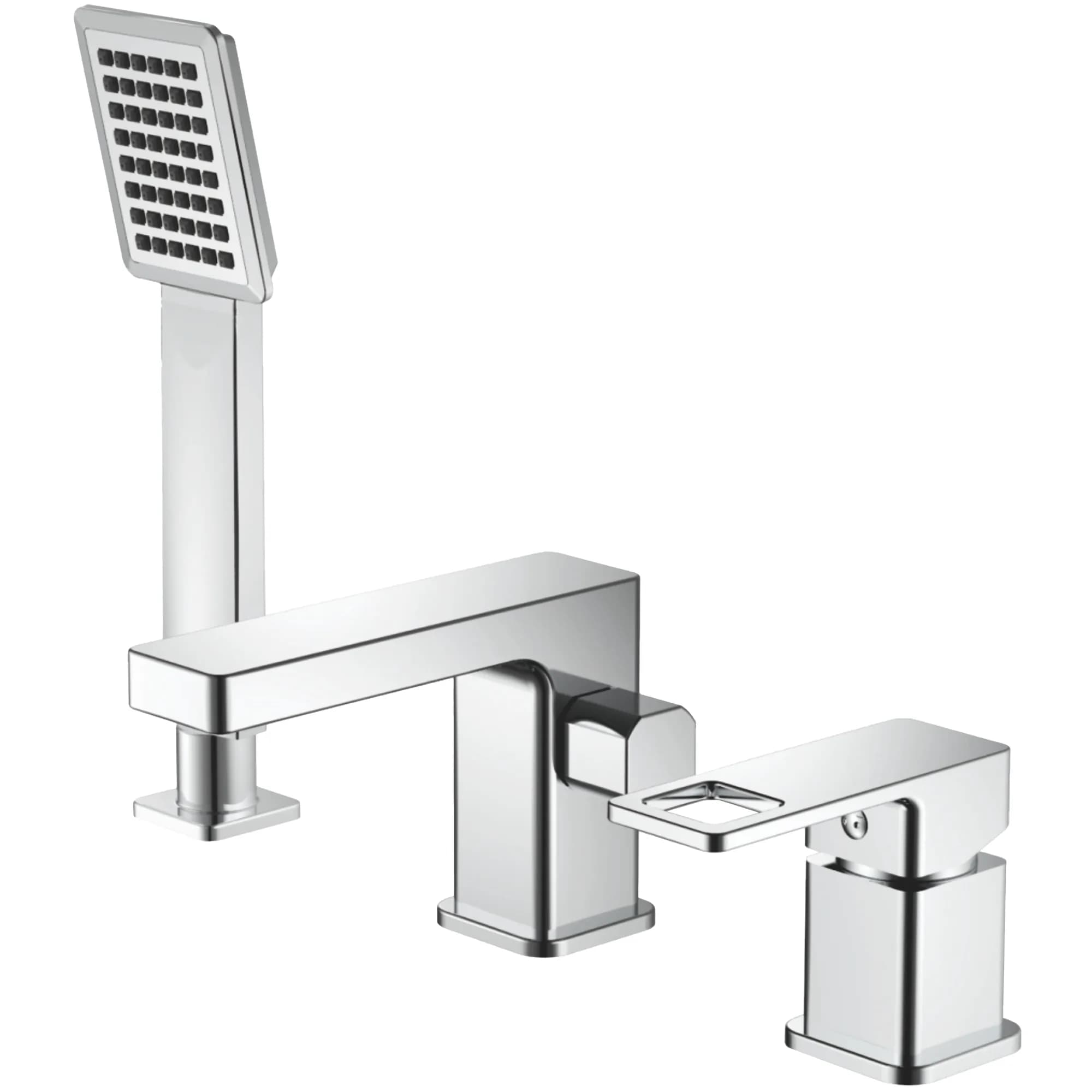 Смеситель на борт ванны Haiba HB 80615, хром