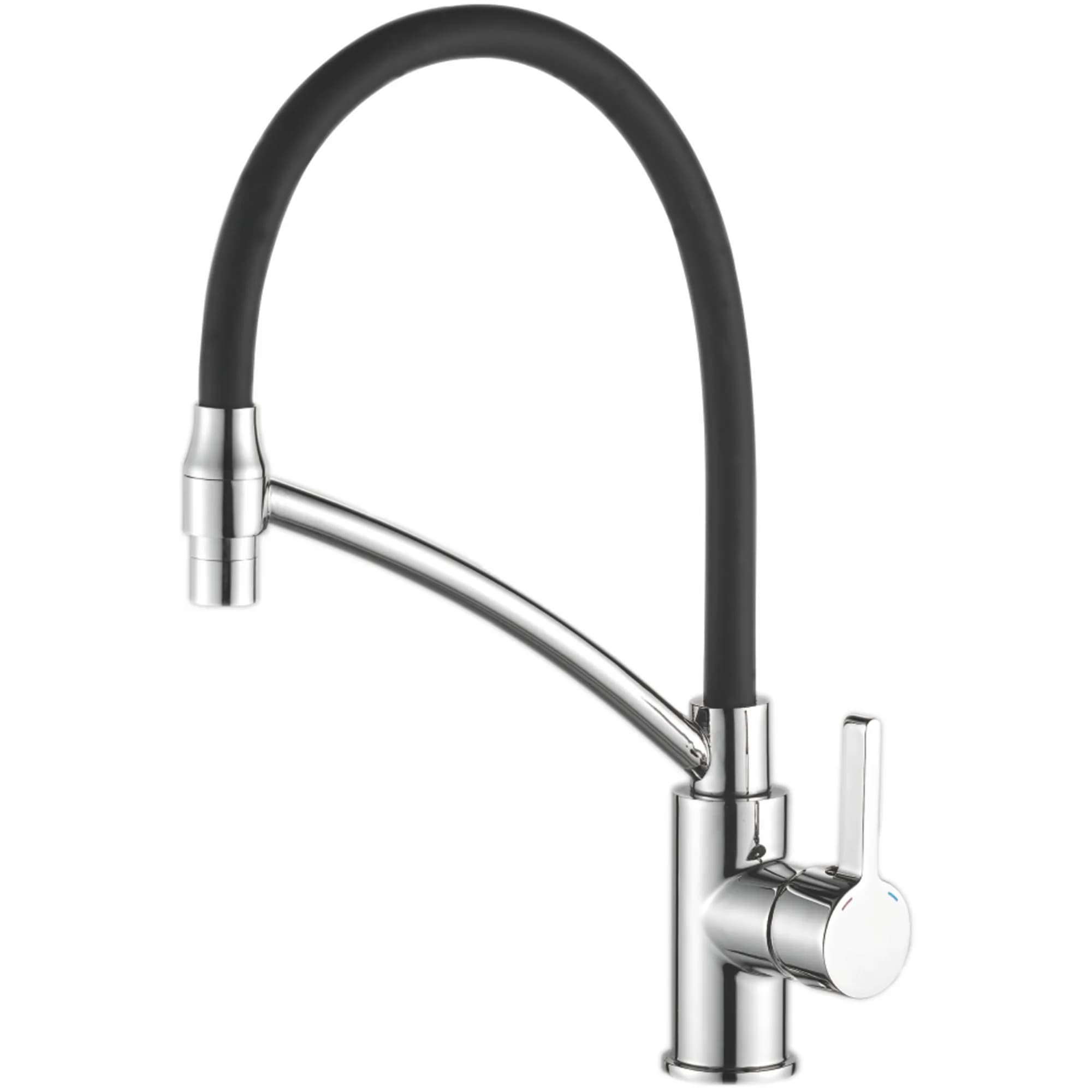 Смеситель для кухни Haiba HB 73643-7, черный