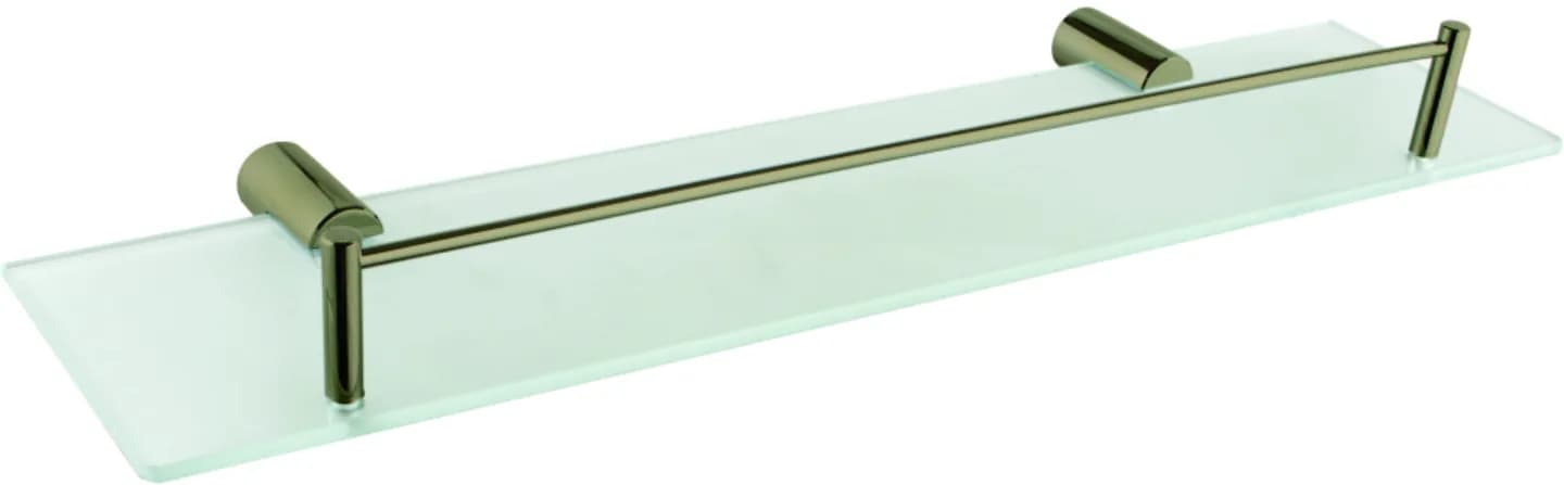 Полка стеклянная 1- ярус, бронза HB 8407-4