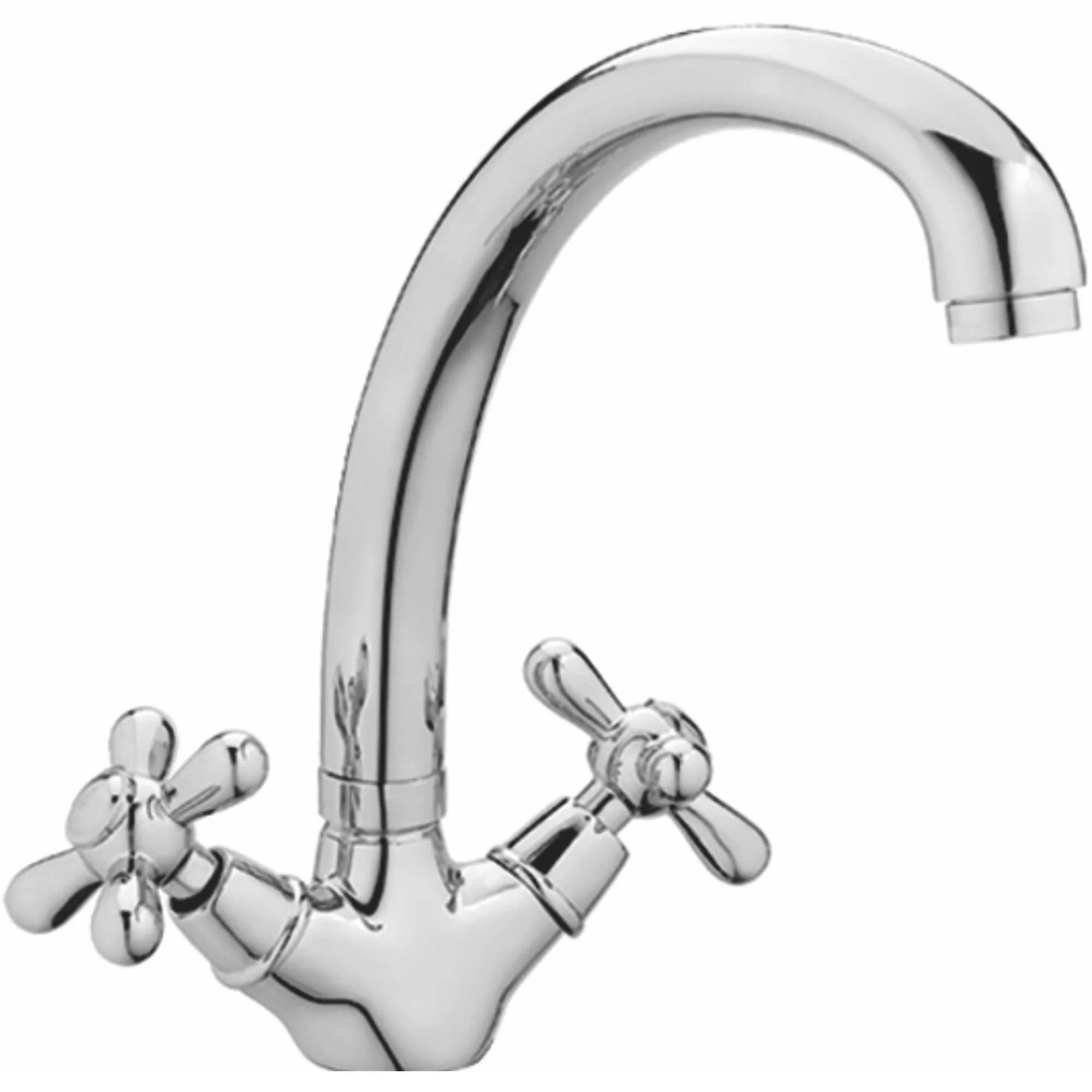 Смеситель для кухни Haiba HB 4325, хром