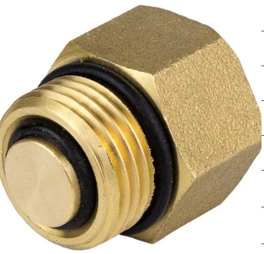 ROMMER Клапан отсекающий, обратный, 3/8" x 1/2" (без покрытия)