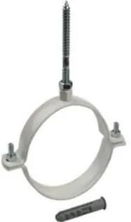 ROMMER RCA-6010-000003 Крепление к стене D100 белое RAL металлическое (хомут)