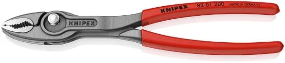 TwinGrip клещи с фронтальным и боковым захватами, зев 4-22 мм, длина 200 мм, обливные ручки