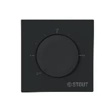 STOUT Термостат универсальный 3А, ON/OFF черный