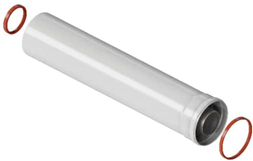 ROMMER RCA-6010-002000 Удлинитель дымохода коакс. раструбн. 60/100 L 2000