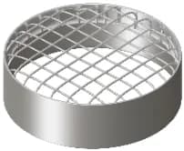 ROMMER RCA-0080-010003 Наконечник - решетка D80 (алюминий)