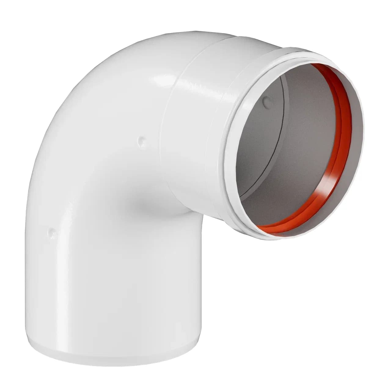 ROMMER RCA-0080-100090 Отвод D 80 угол 90гр. M/F (мама/папа) (Ver. 2)