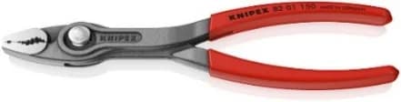 TwinGrip клещи с фронтальным и боковым захватами, зев 3-16 мм, длина 150 мм, обливные ручки
