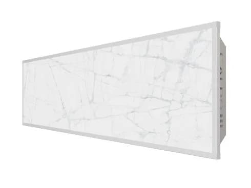 STOUT отопительная панель WHITE STONE SCT 120*30 белый гранит/белый корпус