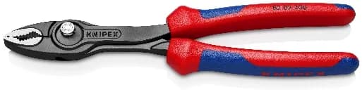 TwinGrip клещи с фронтальным и боковым захватами, зев 4-22 мм, длина 200 мм, 2-комп ручки