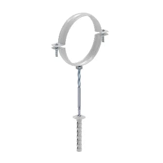 ROMMER RCA-8125-000103 Крепление к стене D125 белое металлическое