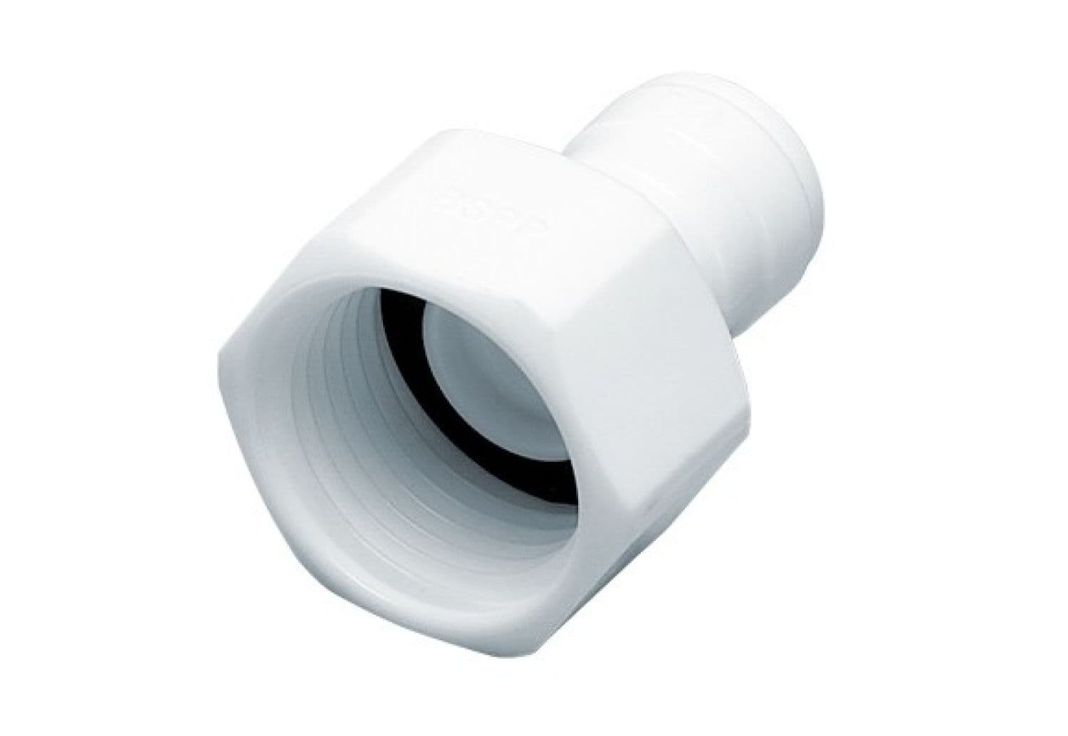 Фитинг прямой 3/8"-3/8"(трубка-резьба) Корея BSP, конус (AFAB0606CW)