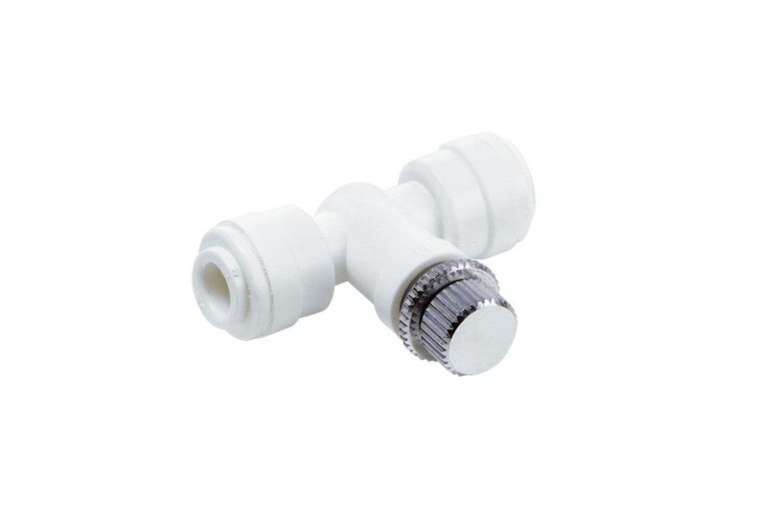Фитинг прямой 1/4"-1/4" (трубка-трубка) с регулировкой Корея (ACUC0404W)