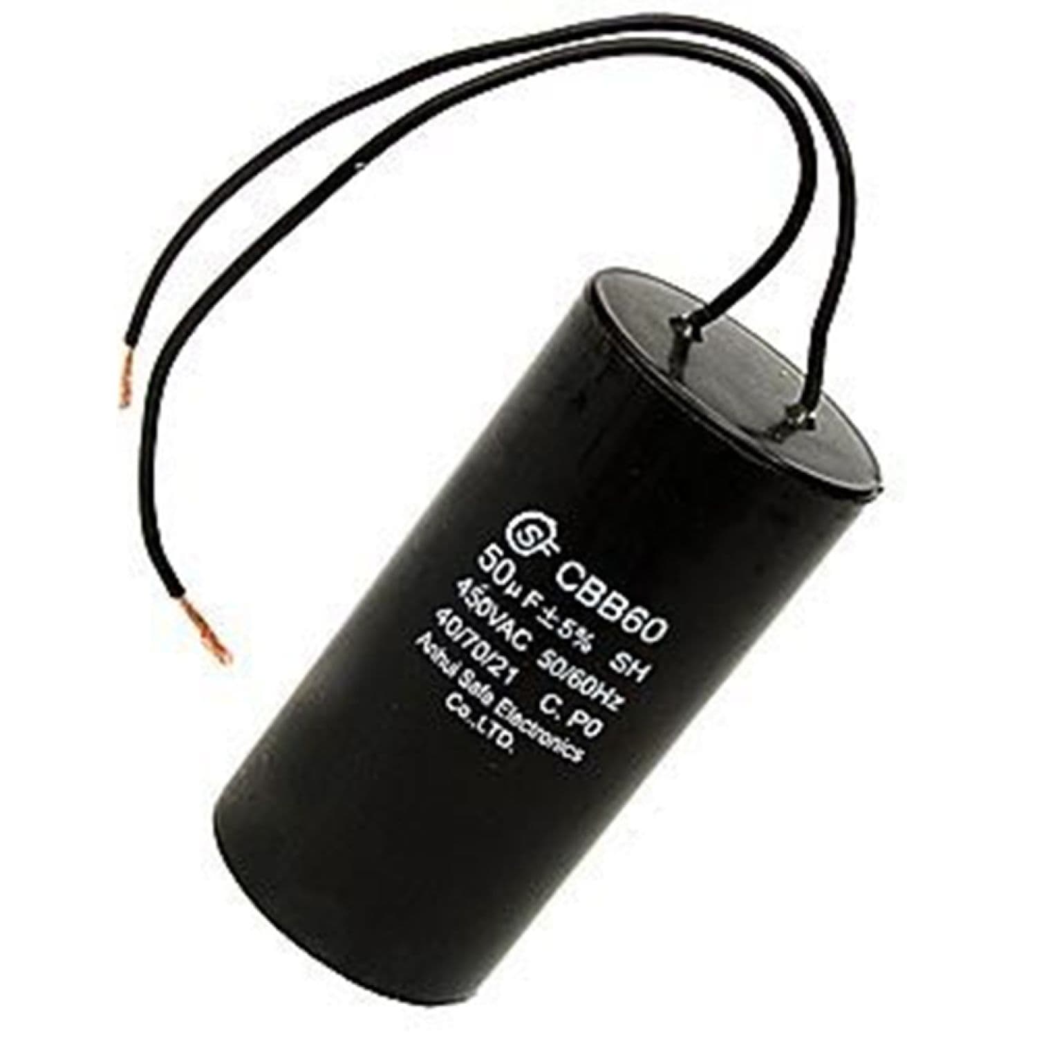 Конденсатор насоса CNP CBB60 50uF 450V (Черный)