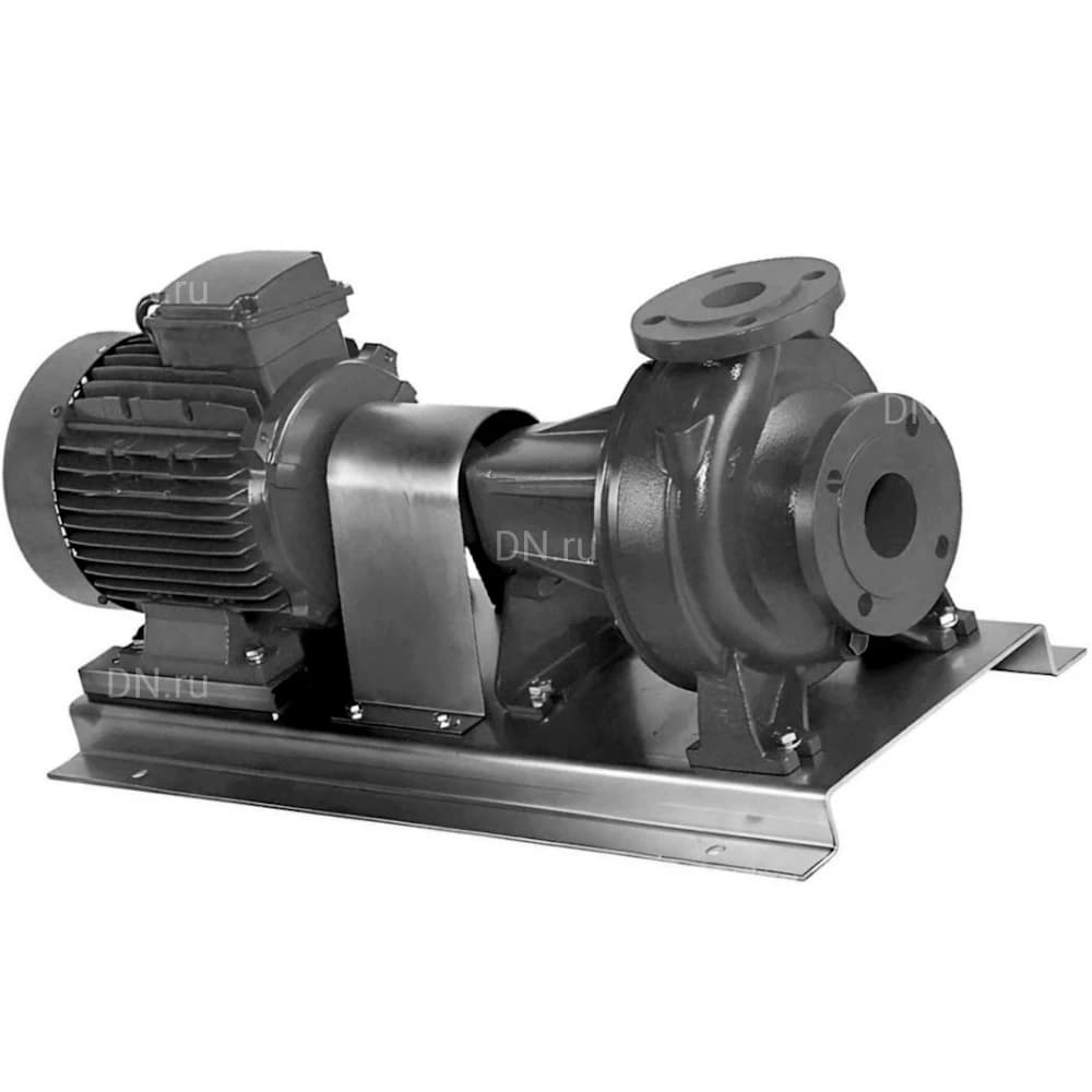 Насос центробежный, консольный DN.ru К125-100-315/2-С-АИР380/660/2-110 горизонтальный, корпус - чугун, мощность - 110кВт, напор - 125м, производительность - 3333л/мин, 380/660В, с электродвигателем