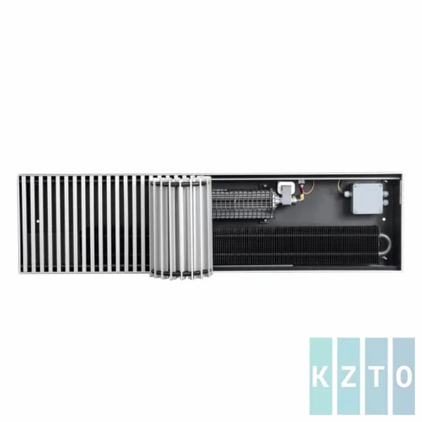 КЗТО Конвектор Бриз В TURBO 24V 260х140х1500 FCM 24В прав U (5 Ал 12 втулки черные)
