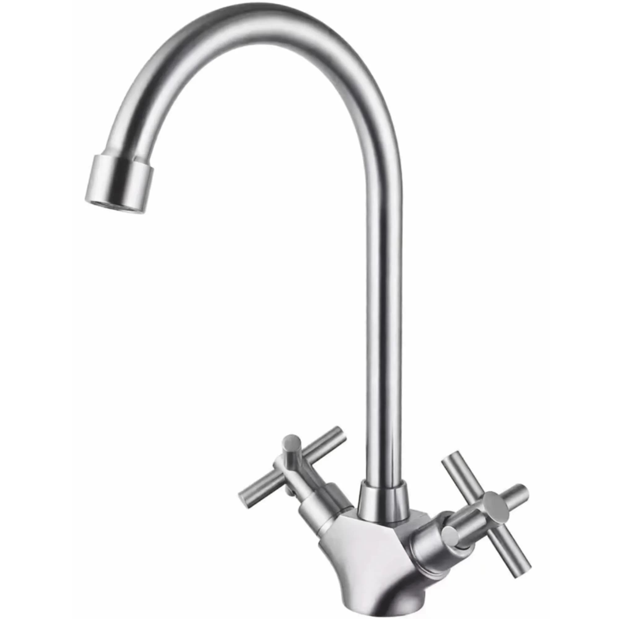 Смеситель для кухни Haiba HB 49808, сталь